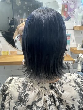 ミエル ヘア 新宿(miel hair) ブルーブラック【新宿】