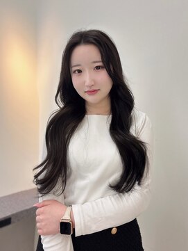 ノイズオオサカ 梅田店(NOISM OSAKA) ふんわりミディアム前髪アンブレラカラーこなれミディイメチェン