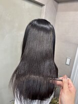 ファビ 渋谷(Fab)&nbsp;くびれヘア/暗めカラー/アプリコットオレンジ/縮毛矯正