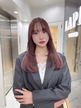 ラピス 渋谷本店(Lapis) ピンクグレージュ/ブリーチカラー