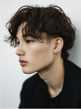 メンズプライマル(Men’s PRIMAL) MEN’S HAIR/サーフカール/刈り上げセンターパート/千葉駅