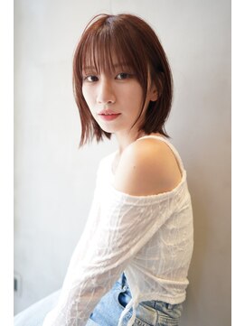 ニコ トウキョウ 渋谷(nico TOKYO) ロングレイヤーカット顔周りレイヤーウルフハッシュカット韓国