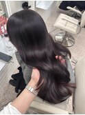 黒髪カタログ/クラゲヘアー/オリーブグレー/梅田