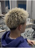 テーパーフェードスパイキーショート