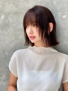 ユアーズヘア 神楽坂はなれ店(youres hair) レイヤーカット　くびれレイヤー　ボブ　マッシュショート　前髪