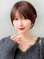 セイドット オモテサンドウ(Say. omotesando) Say.レイヤーショートショートボブ大人ショートローズブラウン