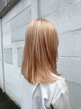 サロン(SALON) ハイトーンブリーチベージュカラー