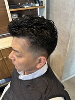 ザ ワルツ(THE Waltz)&nbsp;ジェントルパーマ　オールバック　フェード　刈り上げ