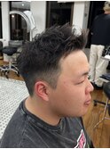 MEN’S/サーフカール/刈り上げセンターパート/表参道駅/青山 
