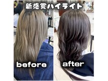 プログレス つくば店(PROGRESS by ヂェムクローバーヘアー)の雰囲気（少ないブリーチで、従来とは違う入れ方により圧倒的低ダメージ）