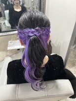 アイビー 新宿(IVY)&nbsp;編み込みポニーテール