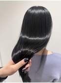 【横浜】美髪ケア特化◎地毛風ダークカラー×ツヤ髪ストレート