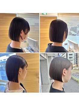 オーガニックエコ 川越(organic+eco)の写真/無理に作り込まなくても整う、やさしい質感のボブ。毎日が少し好きになるスタイルへ♪