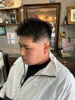 アールズ ヘア(R's hair)&nbsp;MEN’S HAIR/波巻きツイストスパイラル/リバースセンターパート