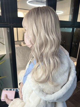 ラピス 名古屋 栄店(Lapis) ダブルカラー/リタッチ/学割U24/レイヤーカット/ケアブリーチ