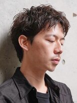 フィフス 大分(fifth)&nbsp;大分ルーズパーマメンズカットルーズショートツーブロックゆるめ