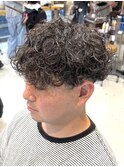 調布メンズパーマツイストスパイラルパーマ波巻きパーマツイスパ