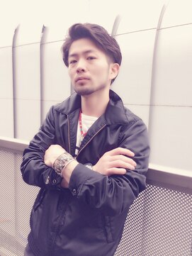 ヘアサロンエムフィス 池袋東口(HAIR SALON M Fe's) 【M/RUDE】黒髪ツーブロック×グランジ刈り上げ