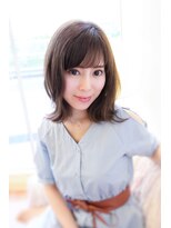 ヴァスティ(VASTY)&nbsp;☆外はね感が可愛いシースルーバングボブ☆