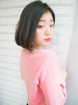 ルティア(Lutia) 暗髪 インナーカラー ワンカールボブ☆