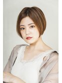 夏のイメチェン　ショートボブ　