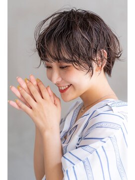 ケイト(kate) 【Kate 大宮】パーマ風ウェーブ×ブラウンアッシュ