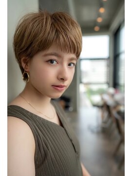 オースティン 門前仲町(AUSTIN) 大人かわいい前髪セシルカットココアブラウンフリンジウェーブ