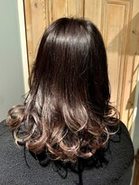 ベニヤボンドストリート(Beniya BOND STREET) ブリーチなしアッシュ×ダークラベンダーアッシュ×セミロング