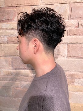 マイヘアイズグッド(My Hair is Good) バーバーメンズショート［今泉］［パーマ］<理容室>風