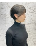 ショートボブ/大人巻き/ぷつっとボブ/ナチュラルモード/銀座駅