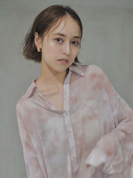 イミ(imi) 大人ボブ/パーマボブ/前髪パーマ/ココアベージュ/髪質改善[登戸]