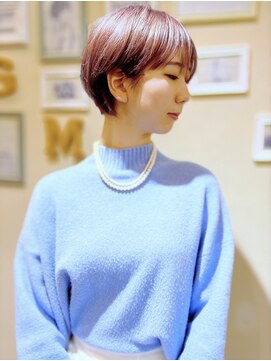 ラウンジ モリオ イケブクロ(Lounge MORIO Ikebukuro) 【morio池袋】丸いショートボブ♪