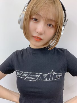 サンドシーン(sand scene) 20代30代40代丸みショートボブマッシュ前下がりレイヤー