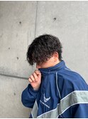 メンズカットメンズカラー波巻きパーマツイストスパイラルパーマ