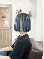 ホンネ(honne.)&nbsp;デザインカラー×ブラックブルーホワイト