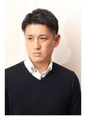 20代30代ツーブロック/ビジネススタイル/アップバング