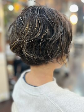 イーストハムアール(EAST HAM r) ショートボブ/ニュアンスパーマ