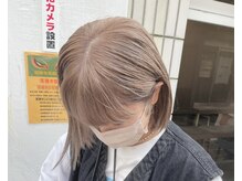 ヘアーメイクチック(HAIR MAKE CHiC)の雰囲気（ブリーチありベージュカラー[天文館美容室]）