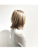 ミディアムレイヤー小顔クビレウルフ「taku」