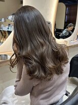 ヒビヲ(HIBIO) 脱白髪染めハイライトカラー大人ベージュカラー艶カラー30代40代