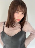 ブリーチなしダブルカラー  レイヤーカット