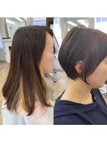 アメリ(Ameri)&nbsp;-Ameri-藤川☆ショートボブ【浜町/ショート/ボブ/髪質改善】