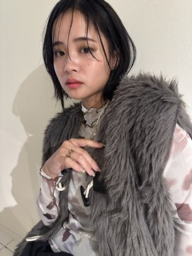 アヴァンスクロス あべのルシアス店(AVANCE.CROSS) ボブ×シースルー