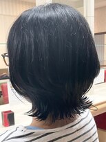 ヘアークリアー 春日部 大人可愛い20代30代40代くびれショートボブ 黒髪スタイル