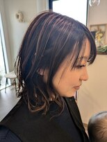 ラ グリヴ(La Grive)&nbsp;ハイライトピンクブラウンカラー