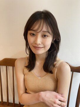 ガーランド (Garland) 大人かわいいくびレイヤー顔まわりレイヤーカットマロンベージュ