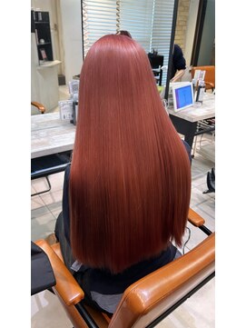 アジールヘア 所沢プロペ通り店(agir hair) ピンクベージュメルティカラーフェミニンロングケアブリーチ所沢