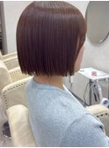収まりのいいタッセルボブ/切りっぱなしボブ/ボブ/Minori