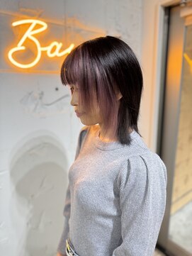 ベイ(BAY) フェイスフレーミング／ピンク