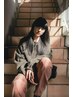 【新規/仁杉指名限定】カット+極ツヤ髪質改善カラー＋トリートメント￥9000